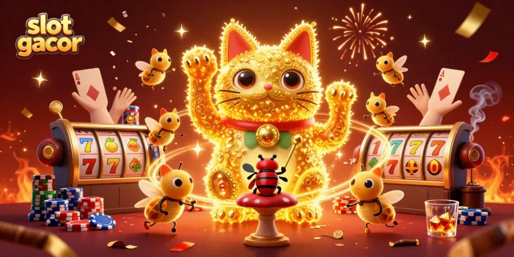 Engage with the thrilling world of slot gacor featuring vibrant characters and gaming elements.