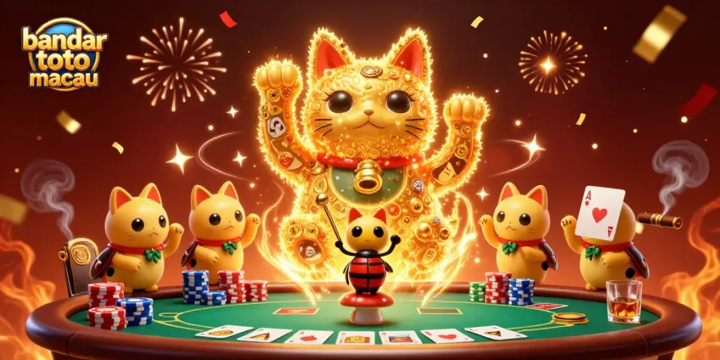 Menangkan permainan bandar toto macau dengan undian menari di kasino yang penuh warna.