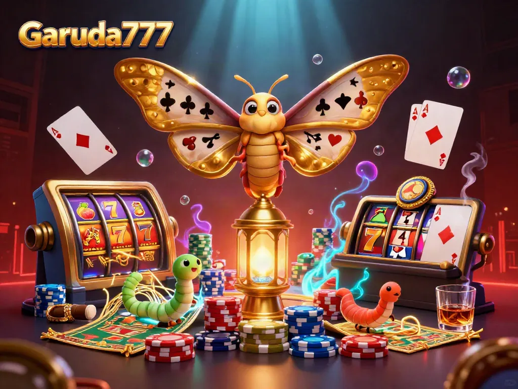Menangkan keberuntungan di Garuda777 dengan simbol keberuntungan dan jackpot slot yang berkilau.