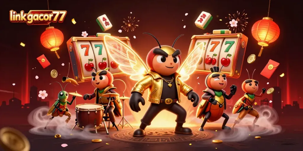 Menggali kesenangan di dunia link gacor77 dengan cicada rock star dan slot keberuntungan bersinar.