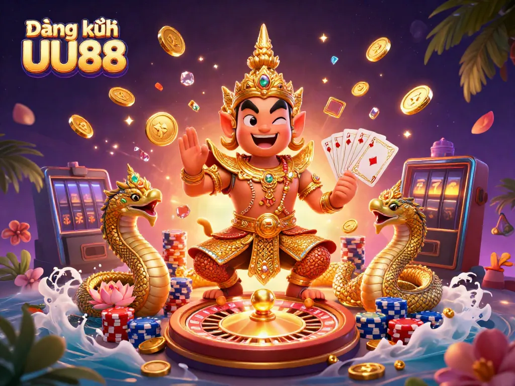 Experience the thrill of Đăng ký UU88 with exciting casino elements and dynamic characters.